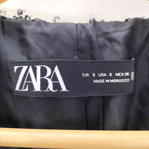 ザラ ZARA TEXTURED WEAVE JACKET レディース import:S