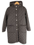 トラディショナルウェザーウェア Traditional Weatherwear イギリス製 裏地ボア フーデッドキルティングコート レディース JPN:36
