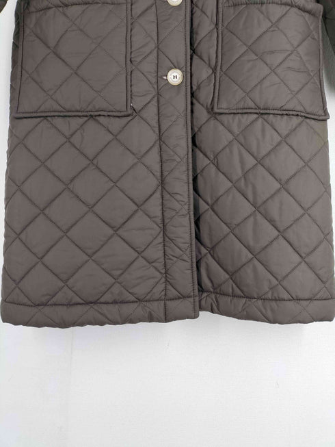 トラディショナルウェザーウェア Traditional Weatherwear イギリス製 裏地ボア フーデッドキルティングコート レディース JPN:36