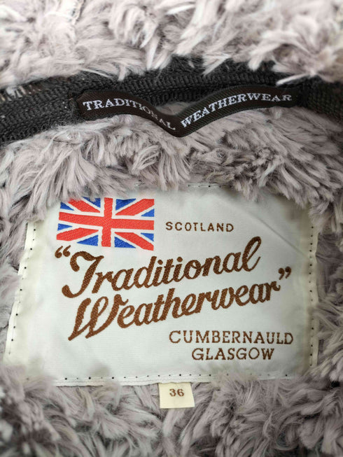 トラディショナルウェザーウェア Traditional Weatherwear イギリス製 裏地ボア フーデッドキルティングコート レディース JPN:36