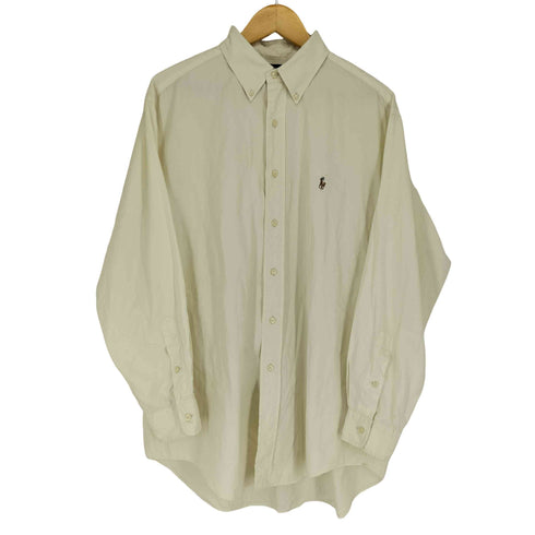 ラルフローレン RALPH LAUREN YARMOUTH ポニー刺繍コットンBD L/S シャツ メンズ 16-33