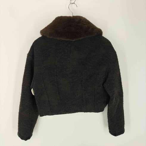 ザラ ZARA 襟ファー切替ジャケット レディース import:S