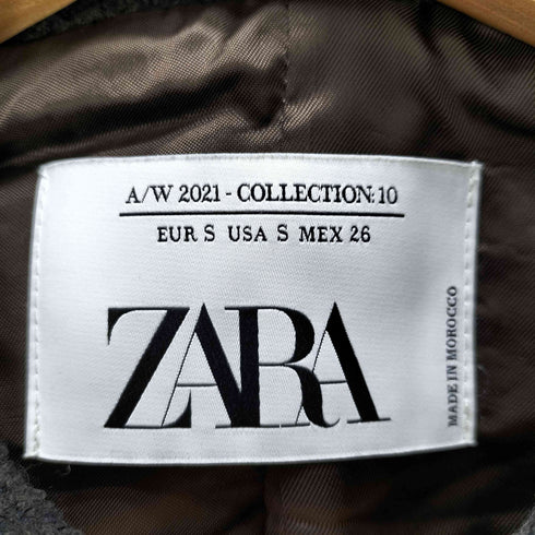 ザラ ZARA 襟ファー切替ジャケット レディース import:S