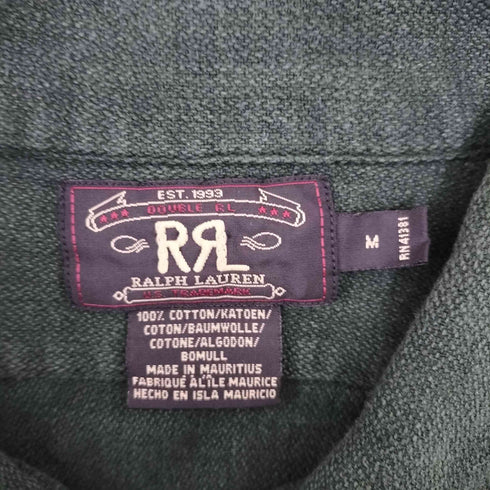 ダブルアールエルラルフローレン RRL RALPH LAUREN コットンシャツ メンズ import:M