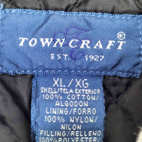 タウンクラフト TOWNCRAFT 裏地キルティング オンブレチェック ネルシャツ ジャケット メンズ import:XL
