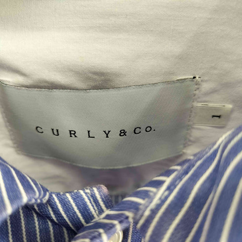 カーリー CURLY&Co ワンポケット ストライプシャツ メンズ JPN:1