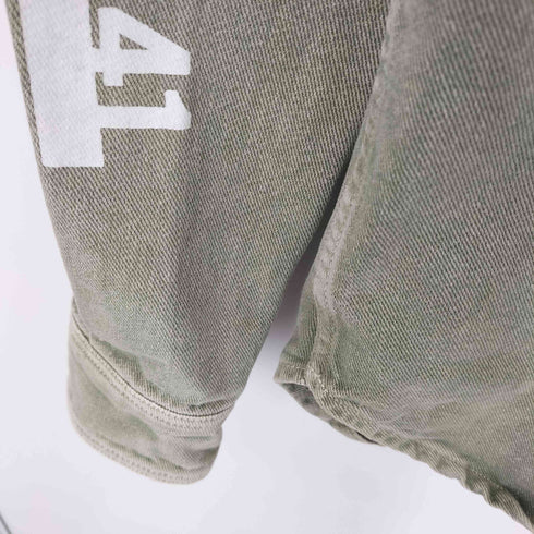 ザラ ZARA RELAXED FIT ダメージ加工 デニムシャツジャケット メンズ import:M