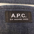 アーペーセー A.P.C. ロゴプリント デニム トートバッグ レディース