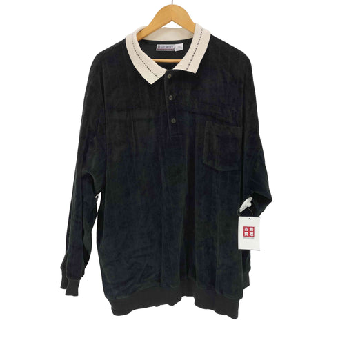 ナイツブリッジ KNIGHTSBRIDGE USA製 ベロアシャツ メンズ 3XL