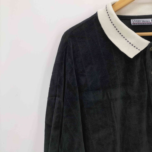 ナイツブリッジ KNIGHTSBRIDGE USA製 ベロアシャツ メンズ 3XL