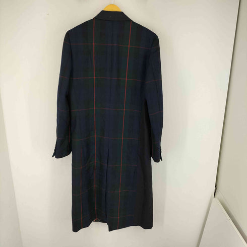 ポールスミス Paul Smith 18AW DREAMER BLACK WATCH MIX UP DOUBLE-BREASTED COAT ブラックウォッチ ミックスアップ ダブルブレスト コート メンズ JPN:L