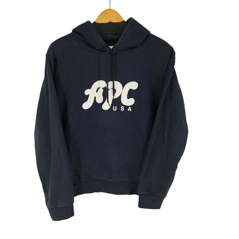 アーペーセー A.P.C. ロゴプリント パーカー レディース JPN:M
