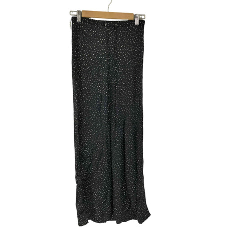 ザラ ZARA ドット ロングサテンスカート レディース US XS