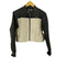 NOIAGO Vegan leather biker jacket バイカラー レディース FREE
