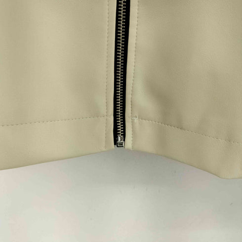 NOIAGO Vegan leather biker jacket バイカラー レディース FREE