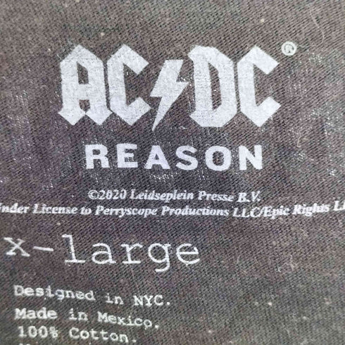 REASON バンド ロングスリーブTシャツ ロンT メンズ import:XL
