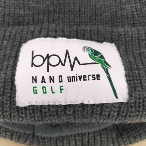 nano universe GOLF 裏起毛ビーニー レディース