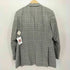 バーバリーロンドン BURBERRY LONDON リネン混 チェック柄 背抜き 2B テーラード ジャケット メンズ 170
