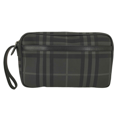 バーバリー BURBERRY チェック柄 クラッチ バッグ メンズ