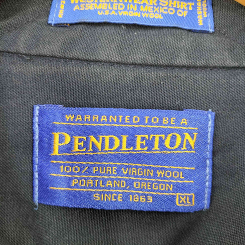 ペンドルトン PENDLETON HIGH GRADE WESTERN WEAR オンブレ ウールウエスタンシャツ メンズ JPN:XL