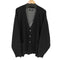 デラックス DELUXE CARDIGAN ジャガードバニーカーディガン メンズ JPN:L