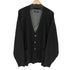 デラックス DELUXE CARDIGAN ジャガードバニーカーディガン メンズ JPN:L