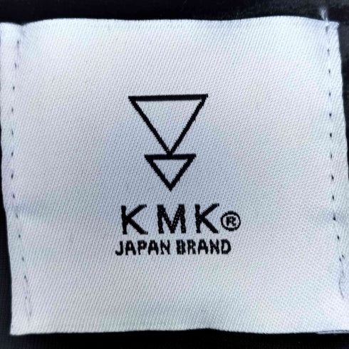 ケイエムケイ KMK ダブルトライアングル刺繍 ベロアショートトラックジャケット メンズ
