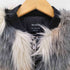 ベルシュカ BERSHKA ミックスフェイクファー ジャケット レディース import:M