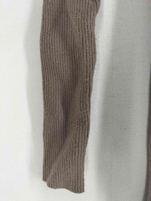 ジェイダ GYDA 23aw ZIP リブニットタイト LONGワンピース. レディース FREE