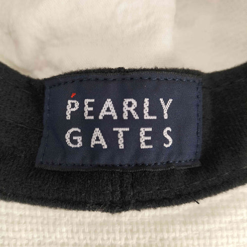 パーリーゲイツ PEARLY GATES ロゴデザインバケットハット レディース