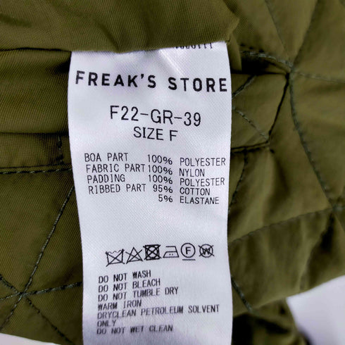 フリークスストア FREAKS STORE リバーシブルボアジャケット レディース FREE