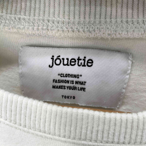 ジュエティ jouetie プリント クルーネック s/s tシャツ レディース m