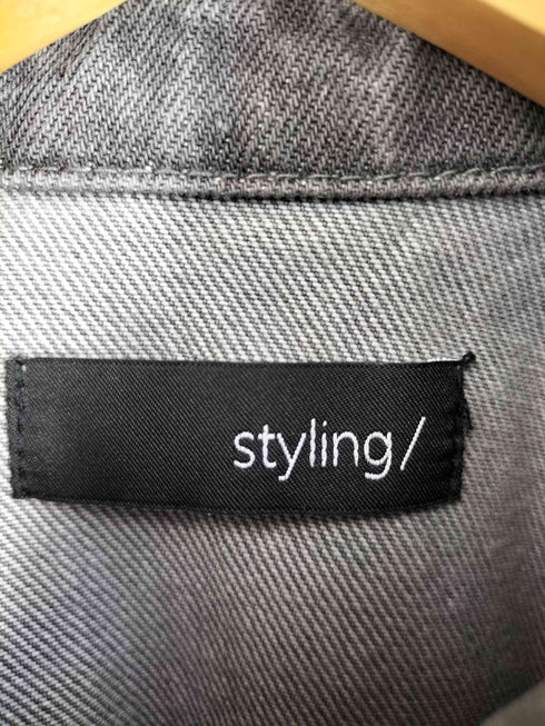 スタイリング styling バックフレア デニムジャケット レディース JPN:1
