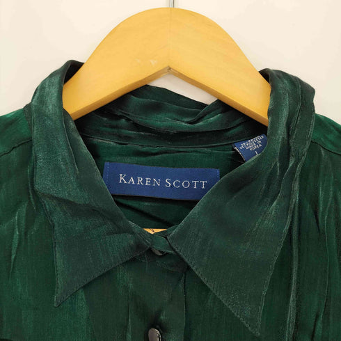 カレンスコット KAREN SCOTT サテンシャツ メンズ import:L