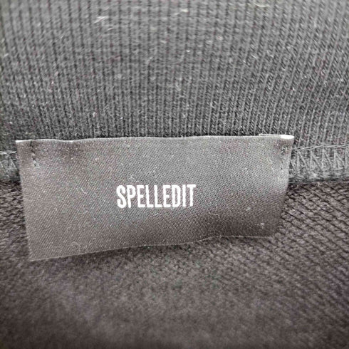 SPELLEDIT コットンフロントプリント スウェット レディース