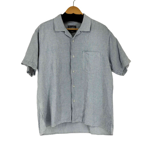 ギットマンブラザーズ GITMAN BROS. MADE IN USA ストライプ S/S 開襟シャツ メンズ JPN:L
