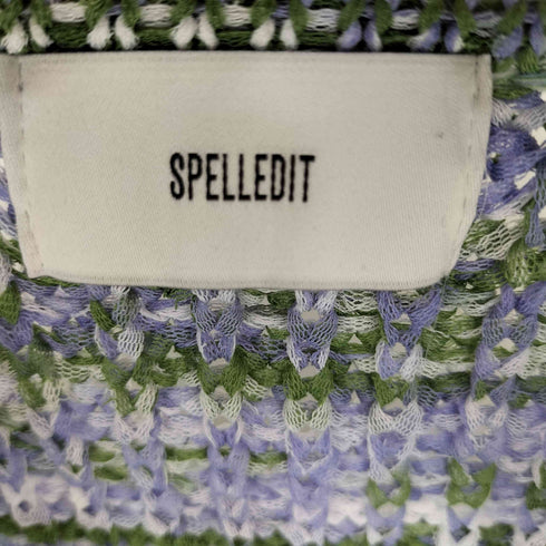 SPELLEDIT マルチカラーカーディガン レディース