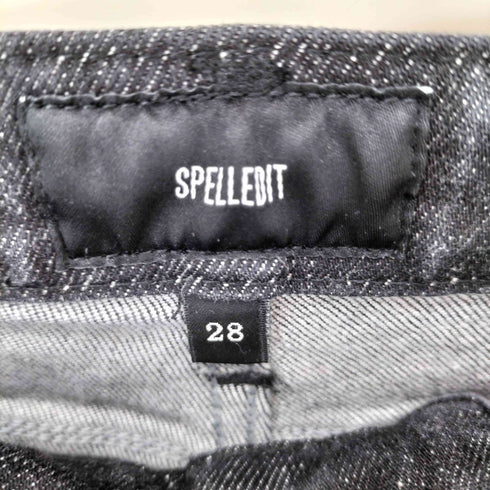 SPELLEDIT カットオフデニムスキニーパンツ レディース