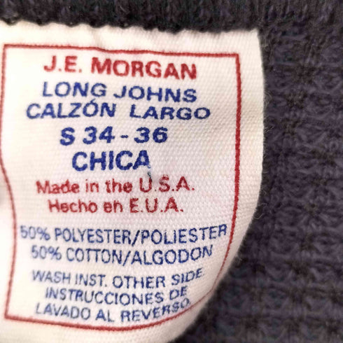 ジェイイーモーガン J.E.MORGAN MADE IN USA サーマルロンT ワッフル メンズ JPN:S