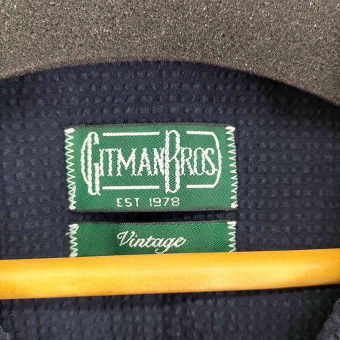 ギットマンブラザーズ GITMAN BROS. シアサッカー S/S 開襟シャツ メンズ JPN:XL