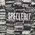 SPELLEDIT ウール混ロゴ刺繍ショート丈ニット レディース