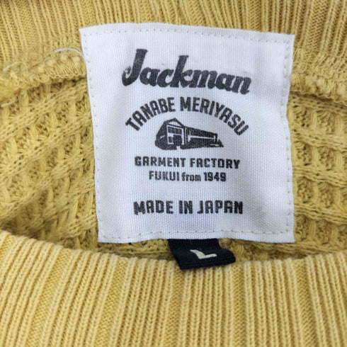 ジャックマン Jackman ワッフル ミッドネック サーマル メンズ JPN:L