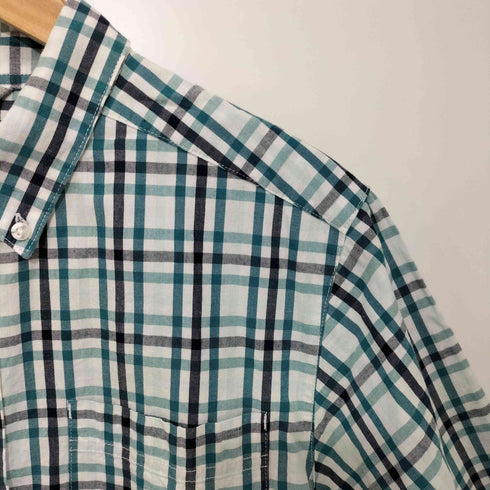 コロンビア Columbia チェック柄 ボタンダウン ショートスリーブシャツ メンズ import:M