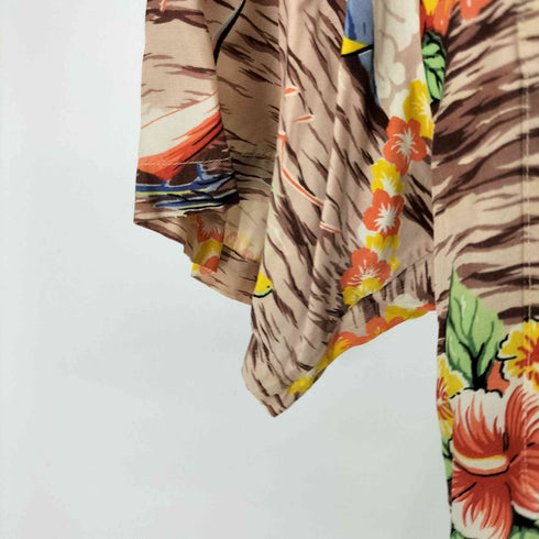 PALI HAWAIIAN STYLE 50S S/S 総柄アロハシャツ メンズ import:M