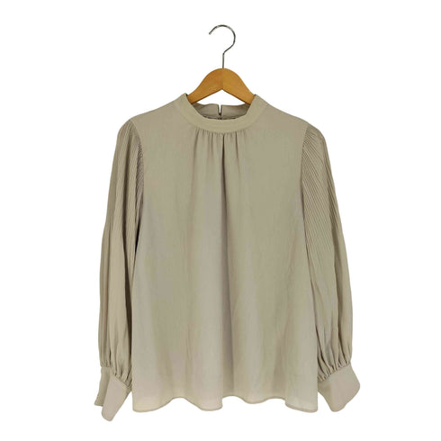ナチュラルビューティーベーシック NATURAL BEAUTY BASIC 楊柳プリーツブラウス レディース JPN:M