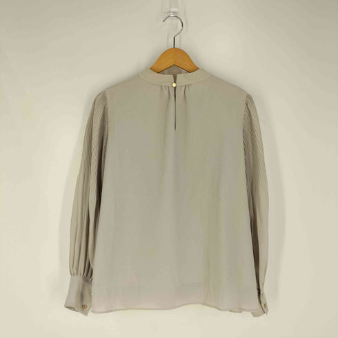 ナチュラルビューティーベーシック NATURAL BEAUTY BASIC 楊柳プリーツブラウス レディース JPN:M