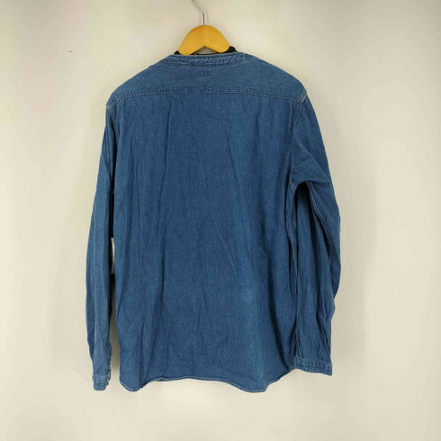 オアスロウ orSlow ノーカラー デニムシャツ メンズ JPN:4