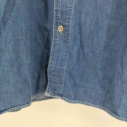 オアスロウ orSlow ノーカラー デニムシャツ メンズ JPN:4