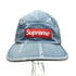 シュプリーム Supreme 20AW Logo Stripe Jacquard Denim Camp Cap ロゴ ストライプ ジャガード デニム キャンプ キャップ メンズ