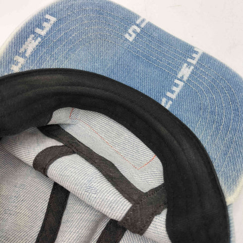 シュプリーム Supreme 20AW Logo Stripe Jacquard Denim Camp Cap ロゴ ストライプ ジャガード デニム キャンプ キャップ メンズ